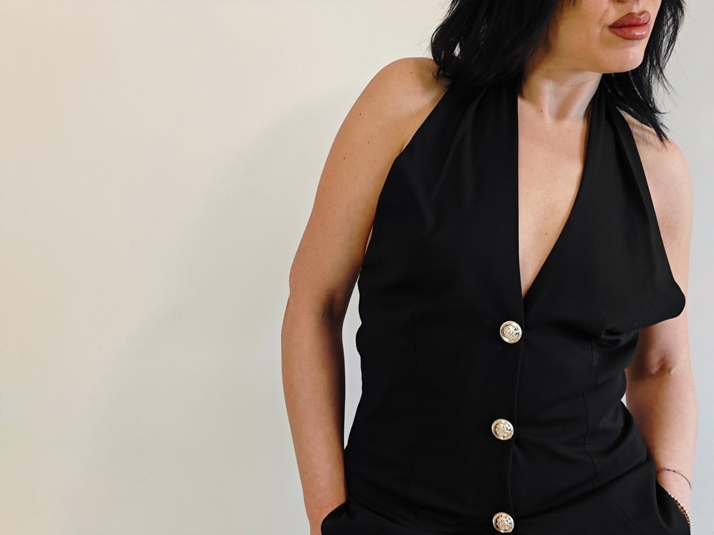 COMPLETO LADY HALTER NECK