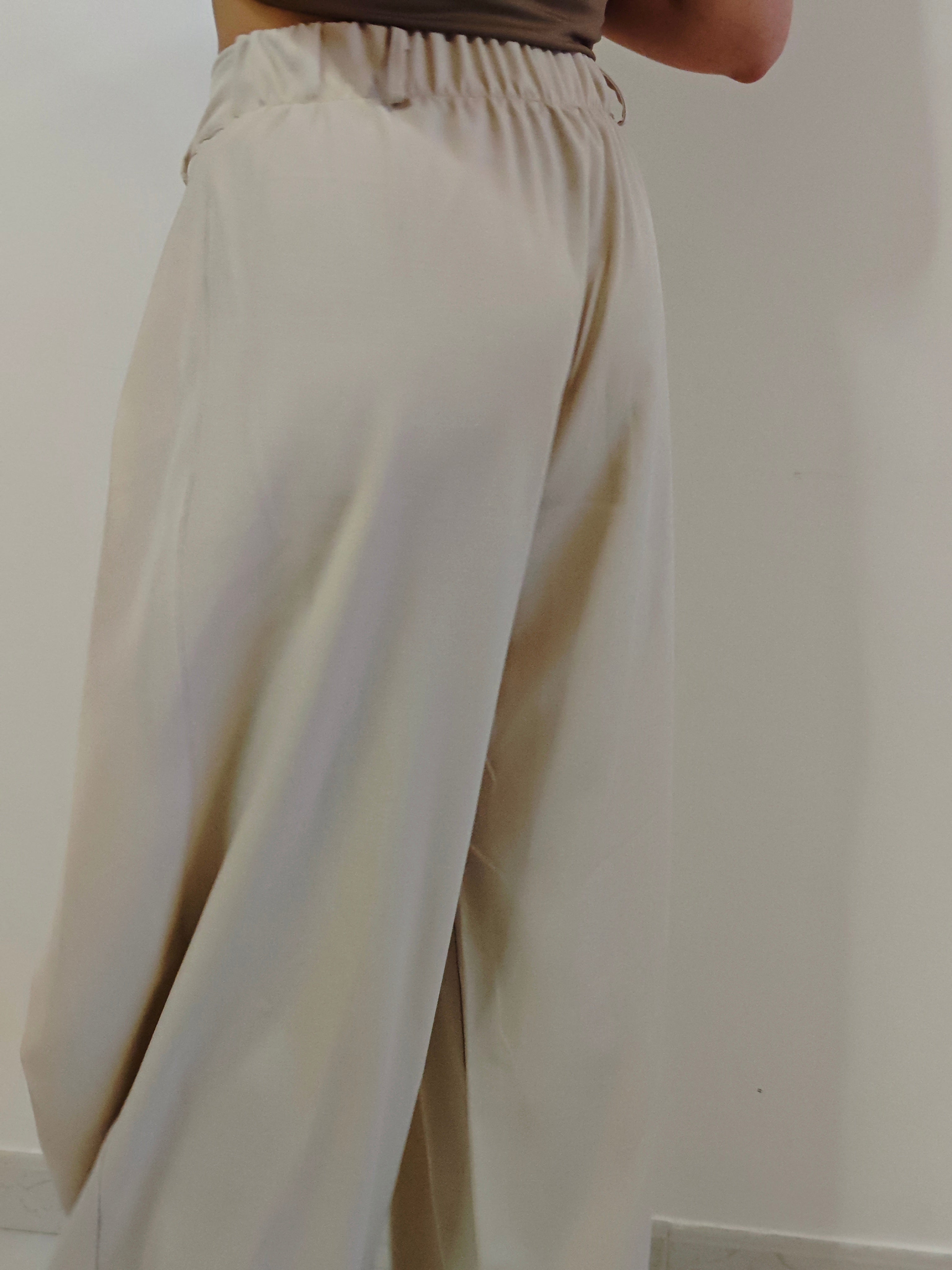 PANTALONI ALADINO BEIGE