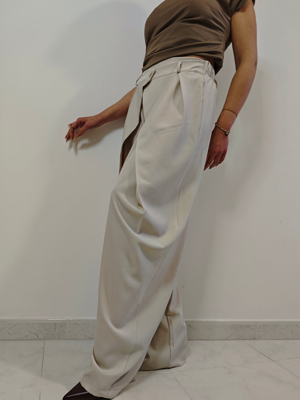 PANTALONI ALADINO BEIGE
