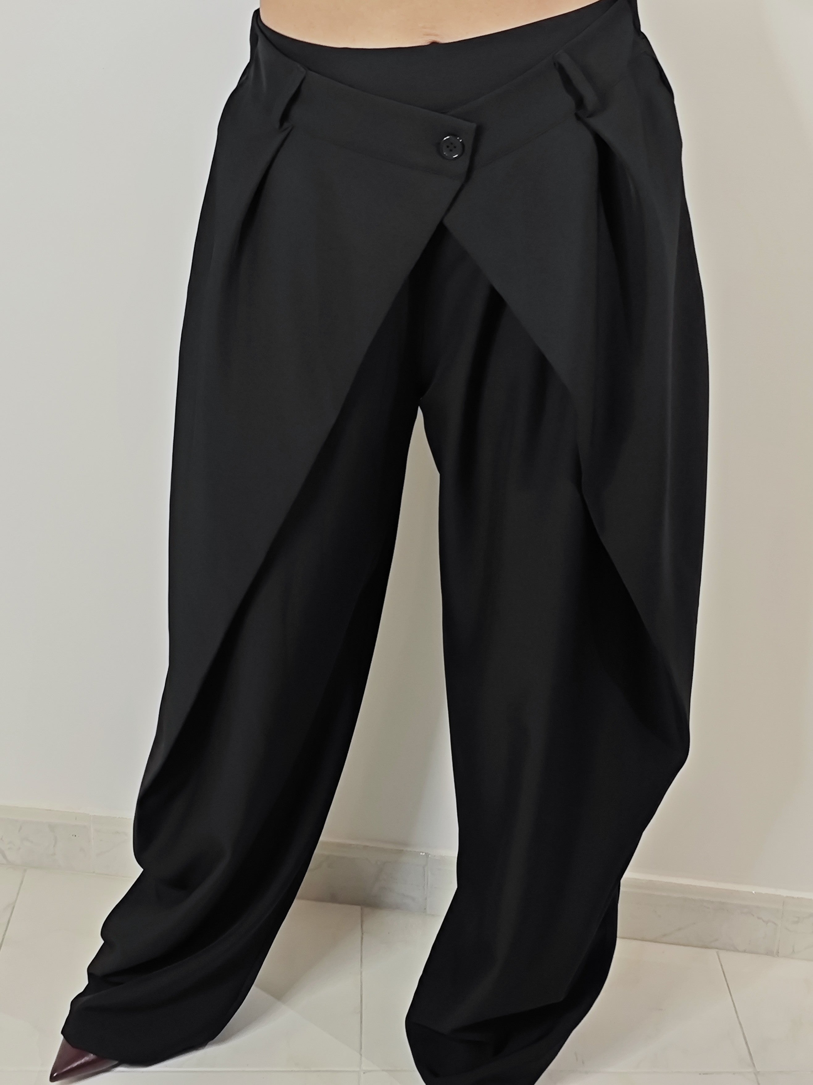 PANTALONI ALADINO NERI