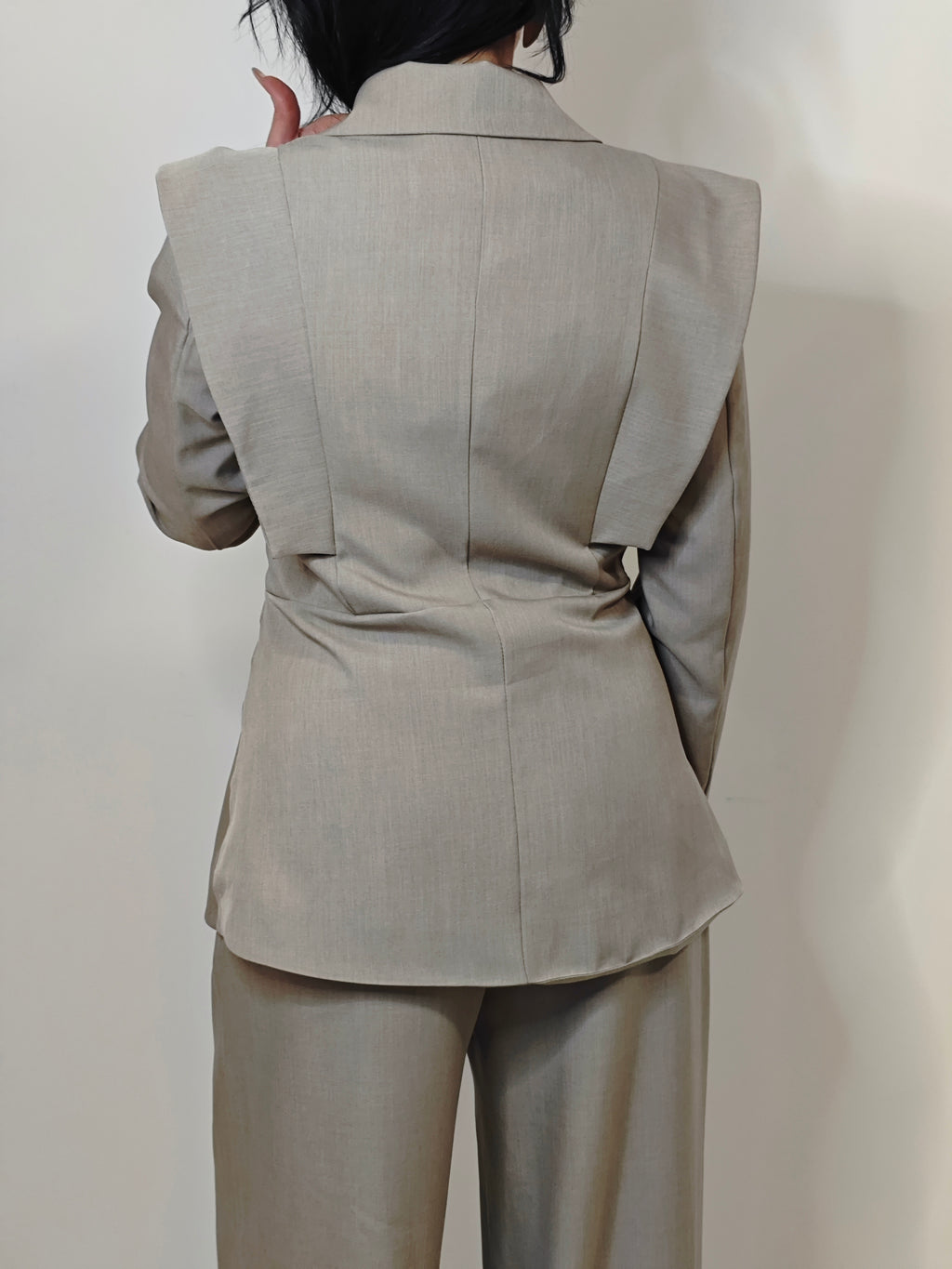 TAILLEUR BB COORDINATO BEIGE TORTORA