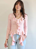 MAGLIA A BALZE ROSA PESCA