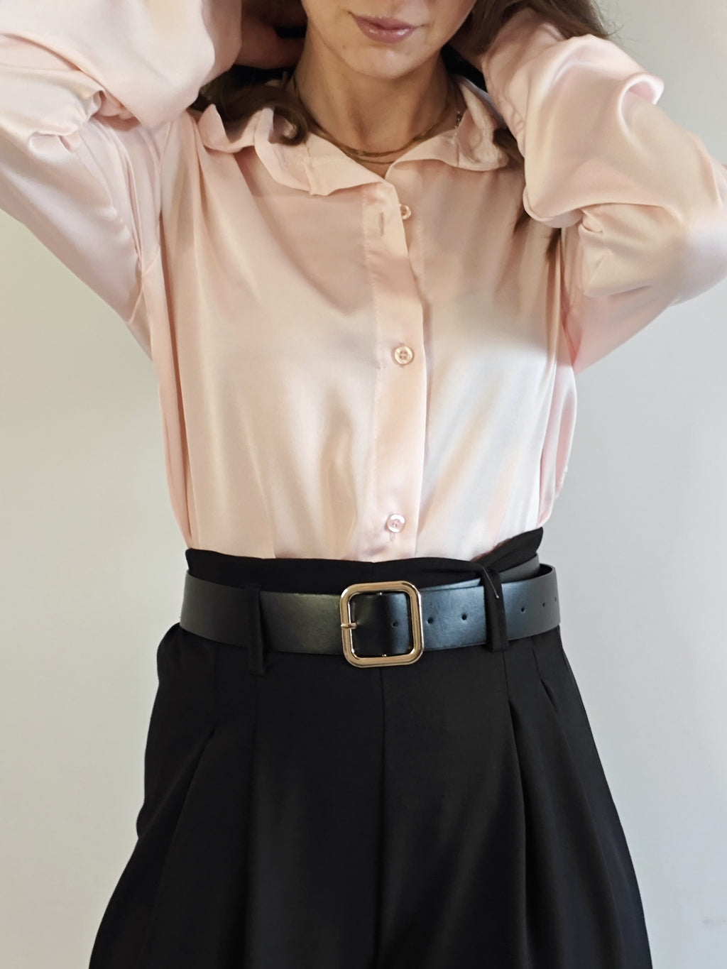 CAMICIA ROSA PESCA EFFETTO RASO