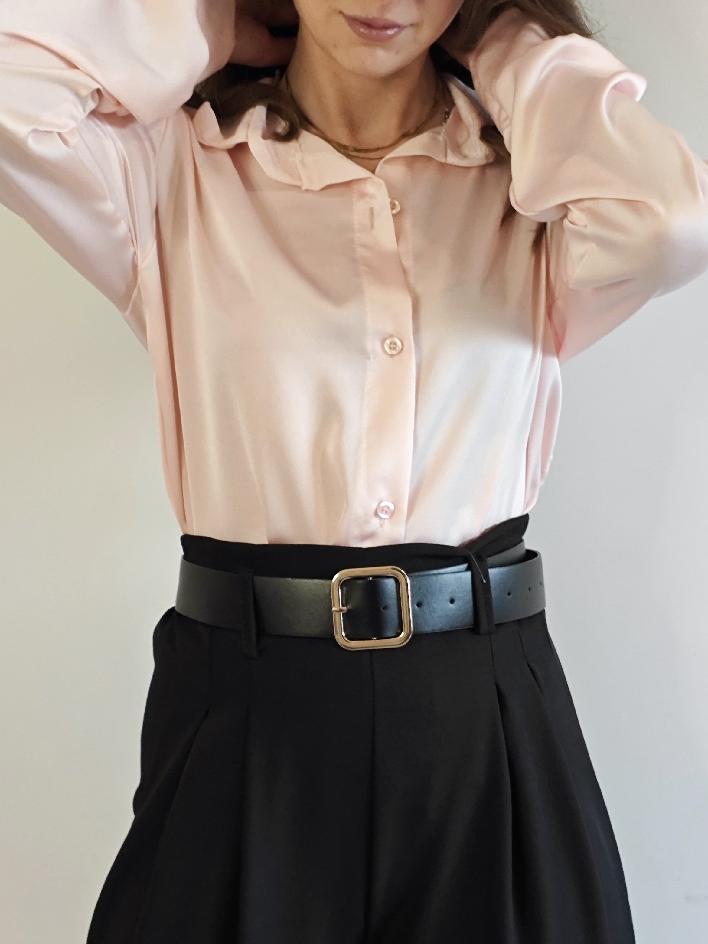 CAMICIA ROSA PESCA EFFETTO RASO