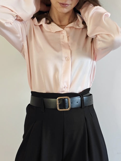 CAMICIA ROSA PESCA EFFETTO RASO