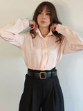 CAMICIA ROSA PESCA EFFETTO RASO