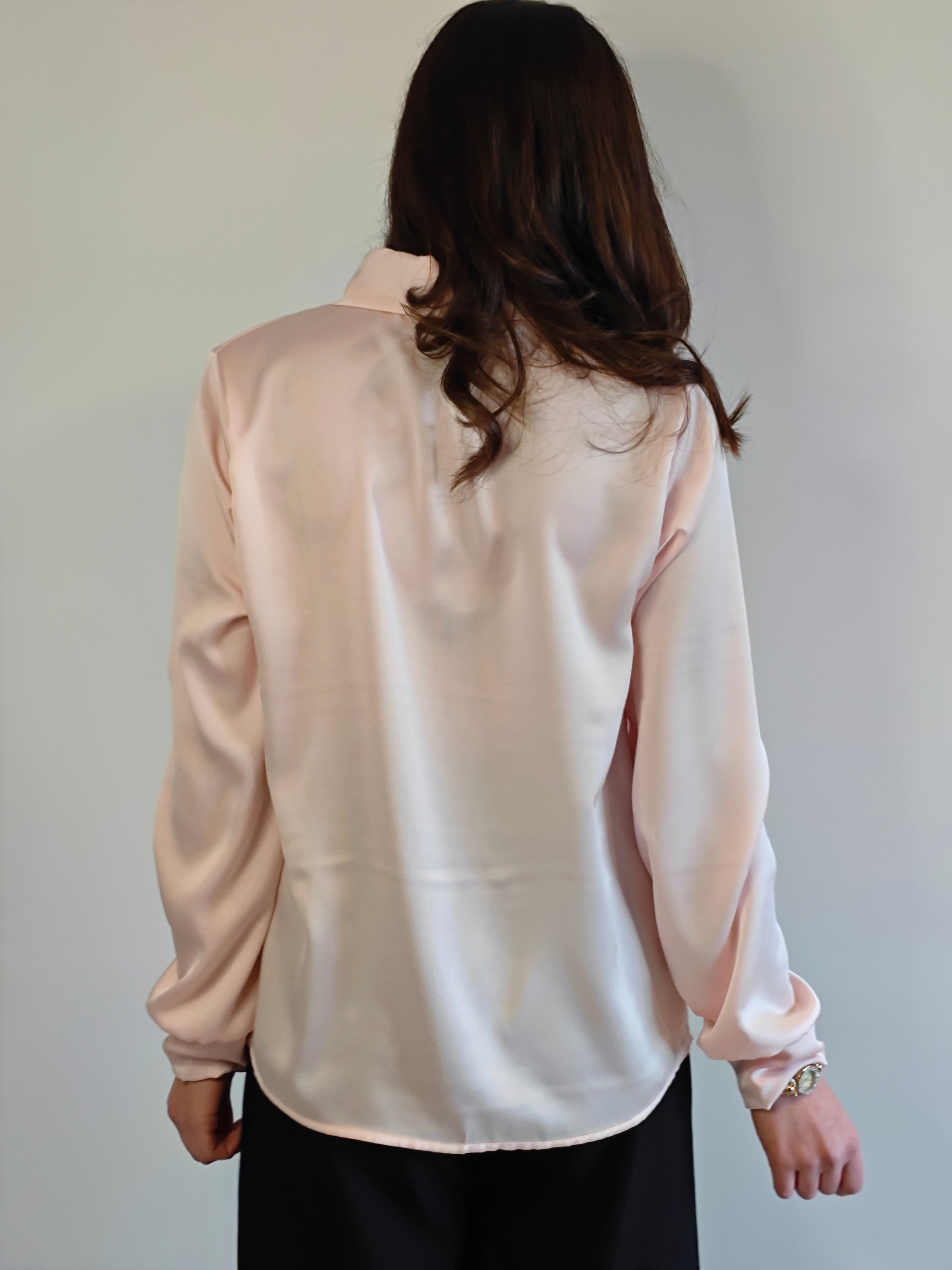 CAMICIA ROSA PESCA EFFETTO RASO