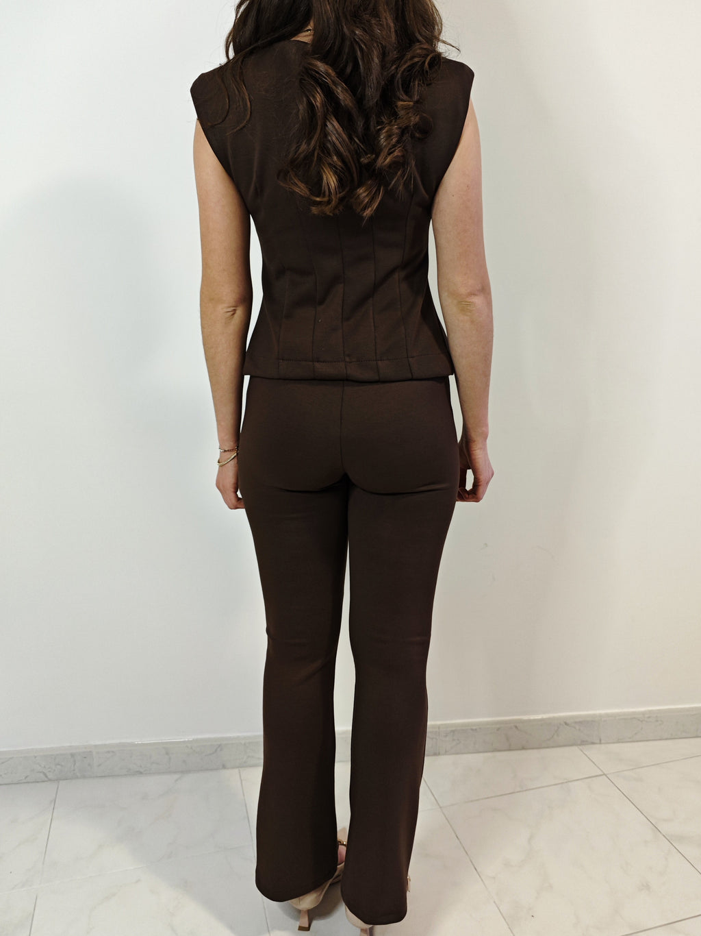 COMPLETO MARRONE SKINNY