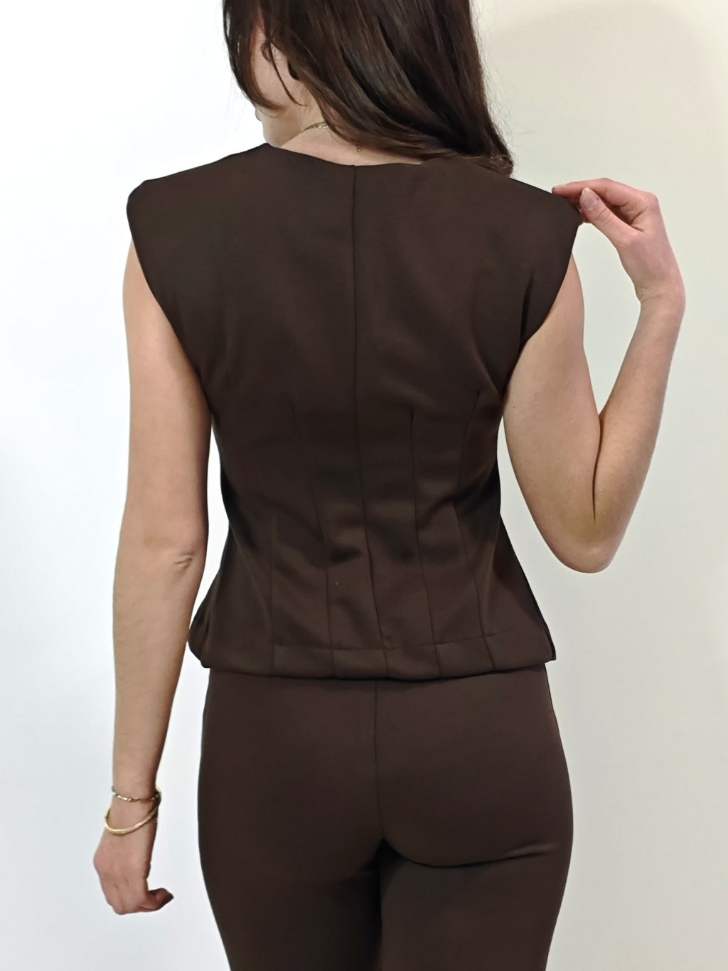COMPLETO MARRONE SKINNY