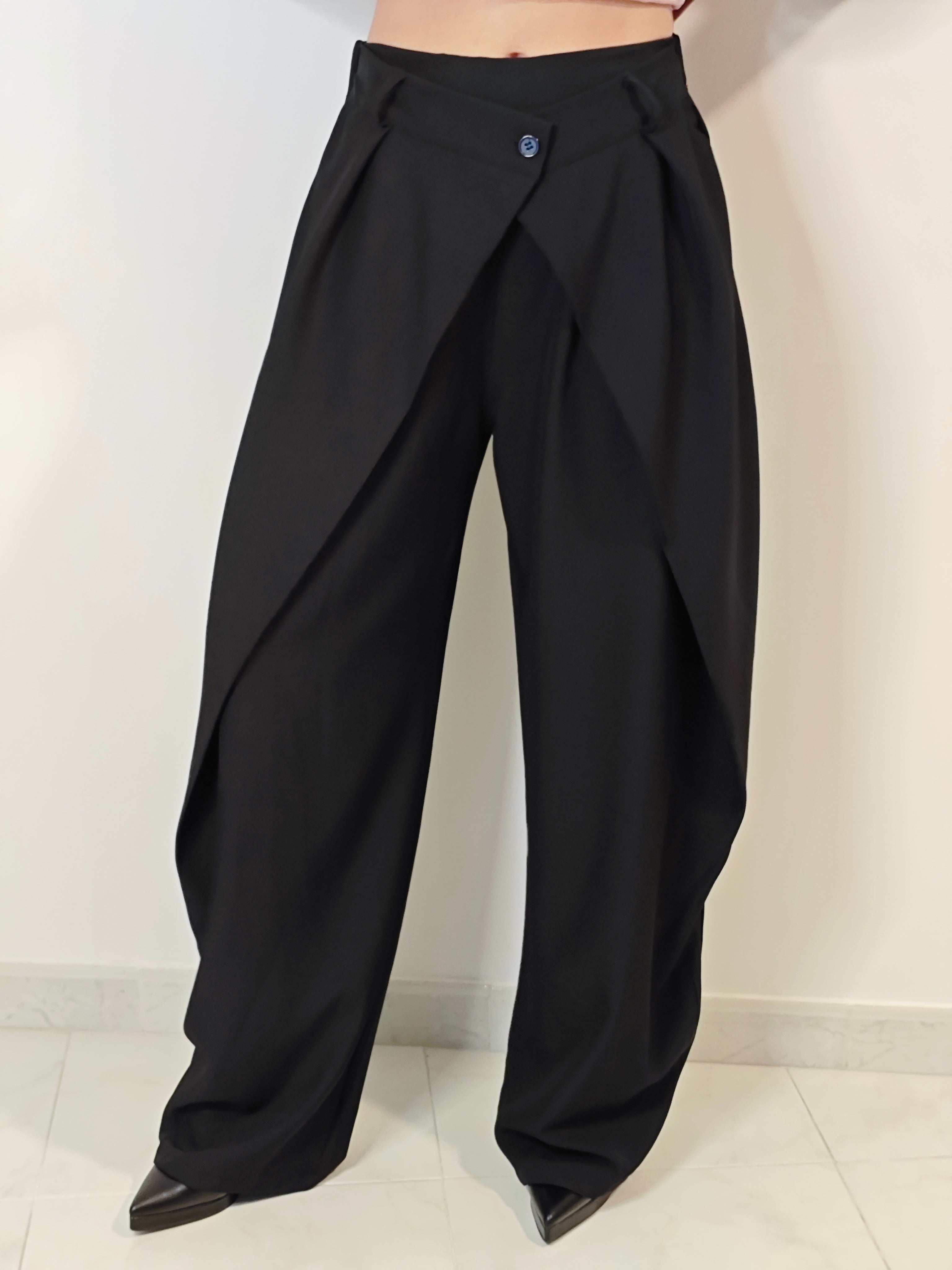 PANTALONI ALADINO NERI
