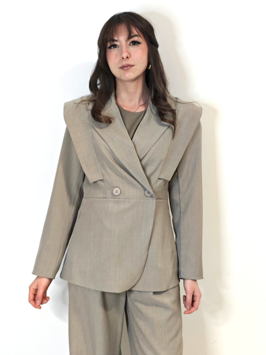 TAILLEUR BB COORDINATO BEIGE TORTORA