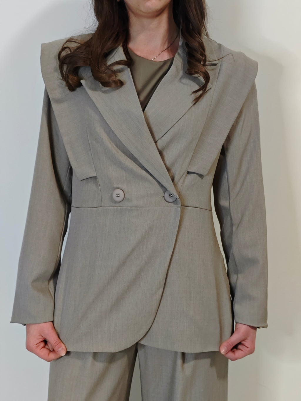 TAILLEUR BB COORDINATO BEIGE TORTORA