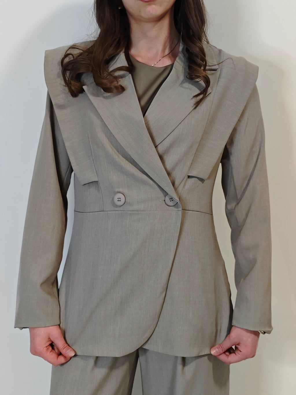 TAILLEUR BB COORDINATO BEIGE TORTORA