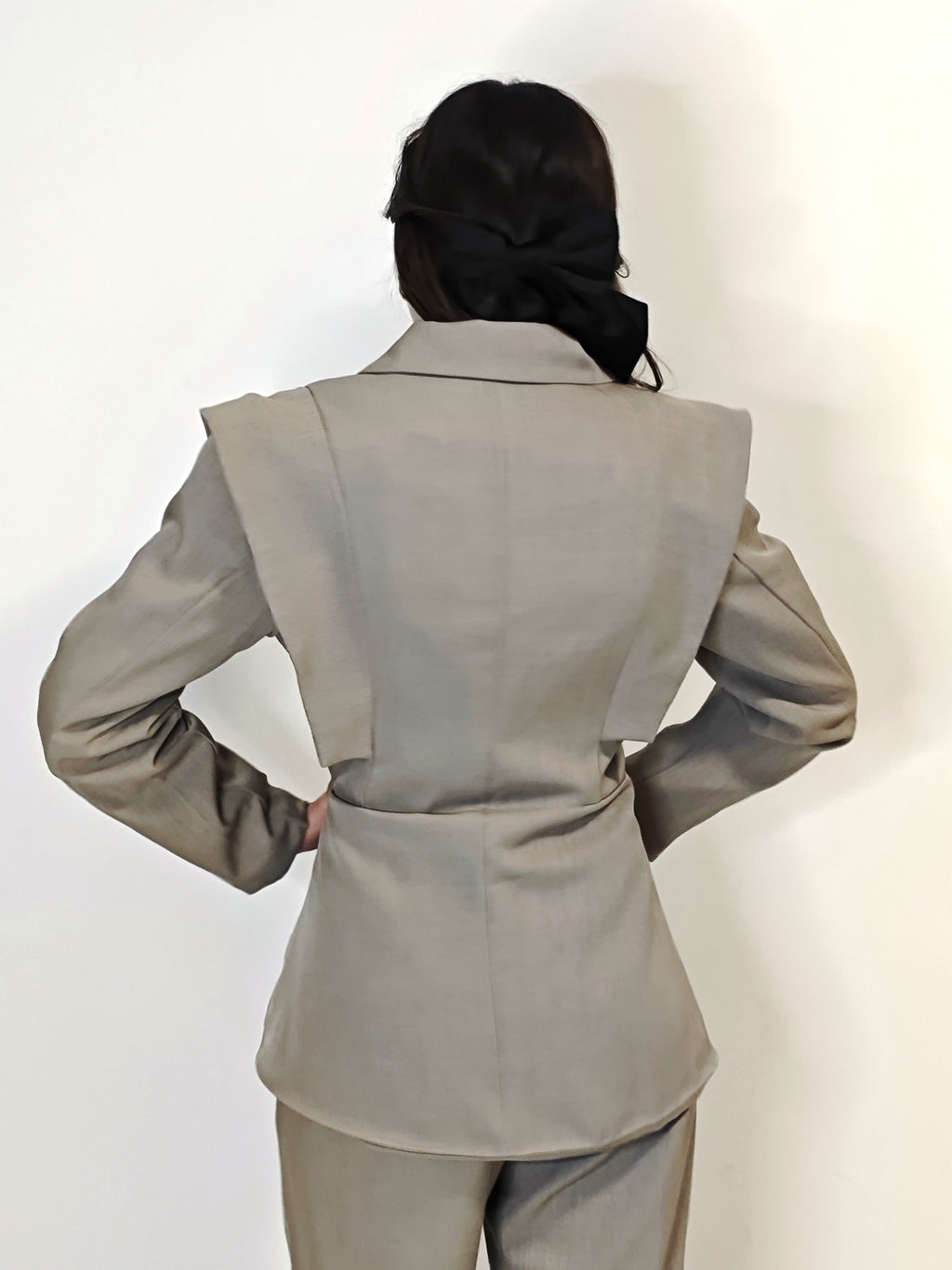 TAILLEUR BB COORDINATO BEIGE TORTORA