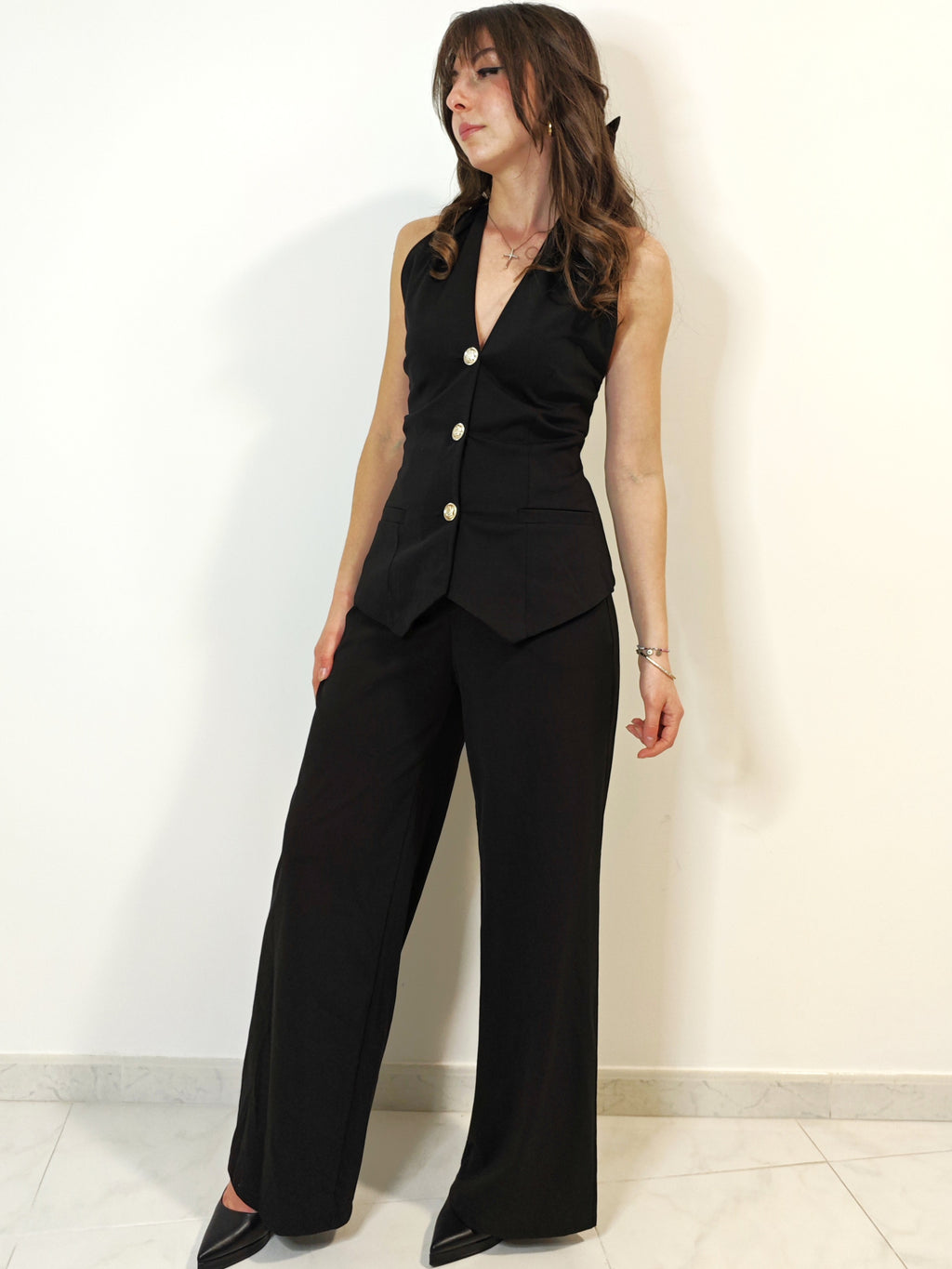 COMPLETO LADY HALTER NECK