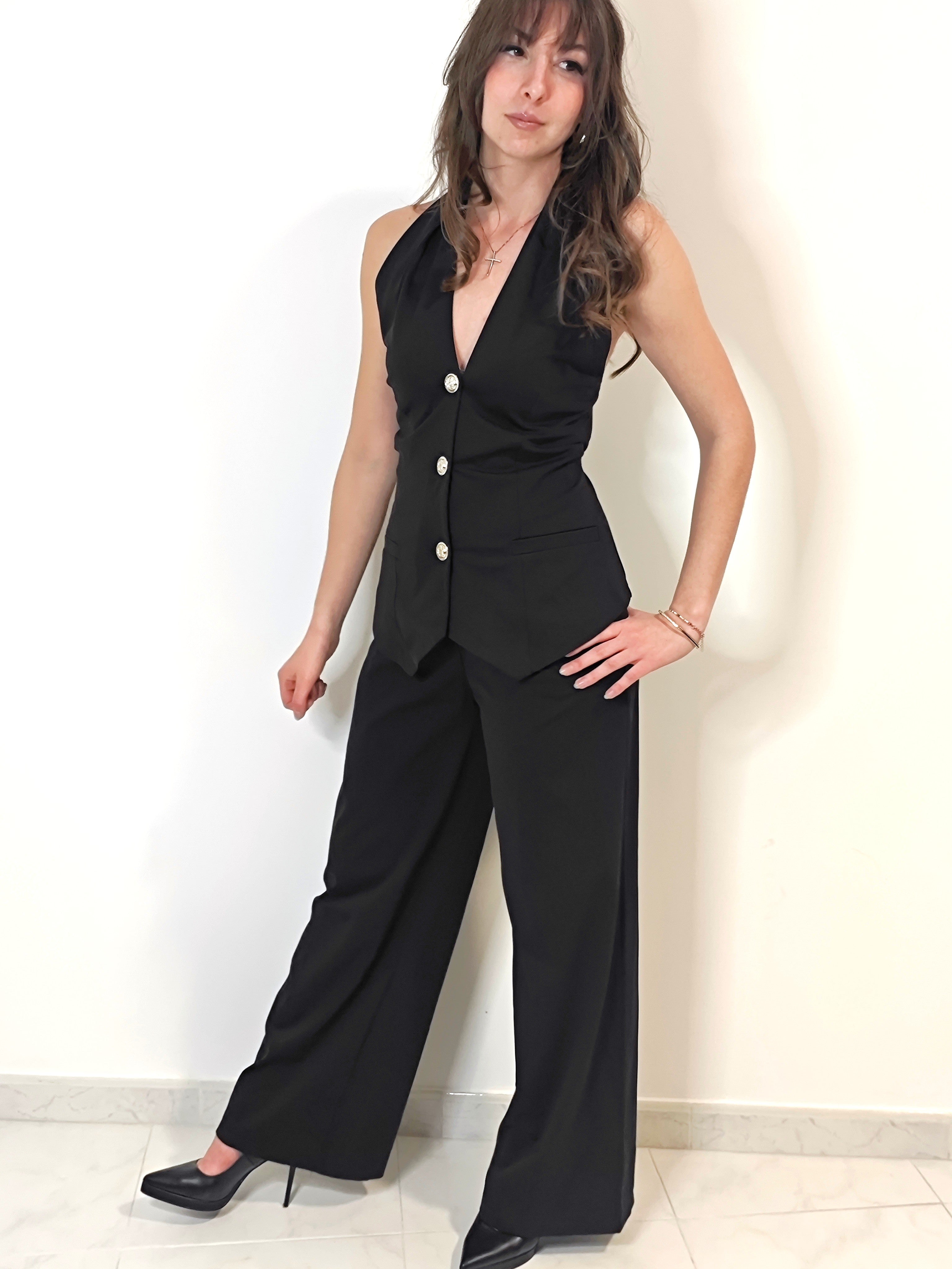 COMPLETO LADY HALTER NECK