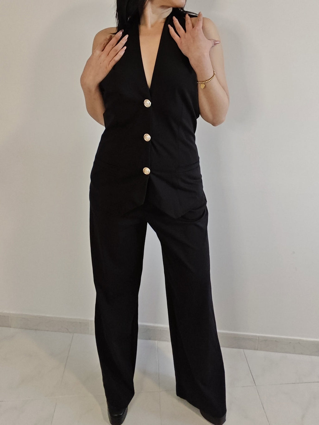 COMPLETO LADY HALTER NECK