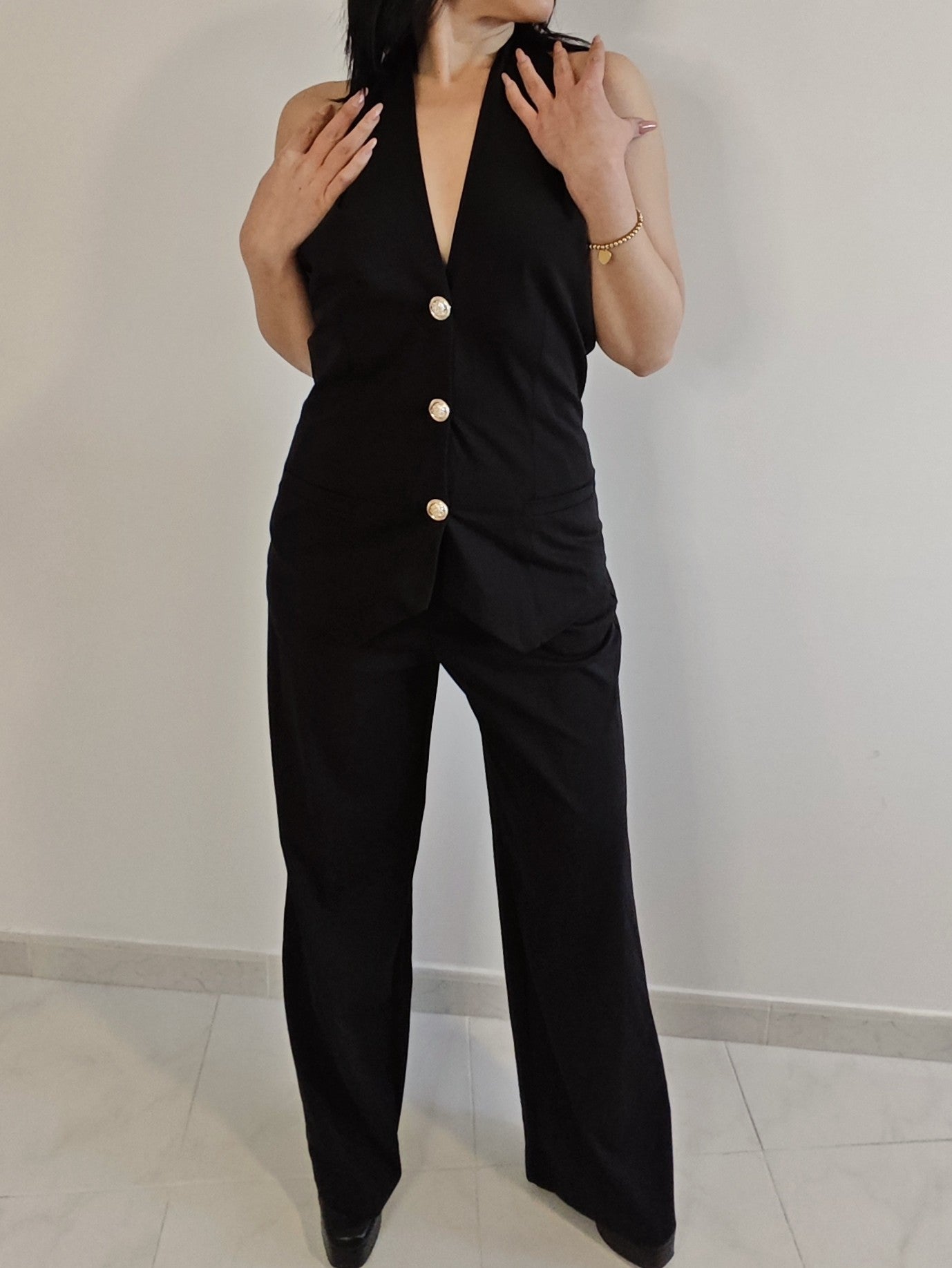COMPLETO LADY HALTER NECK