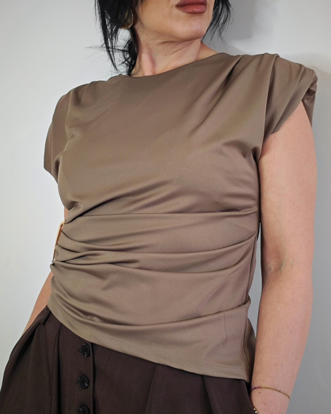 Maglia Drap Gioiello laterale