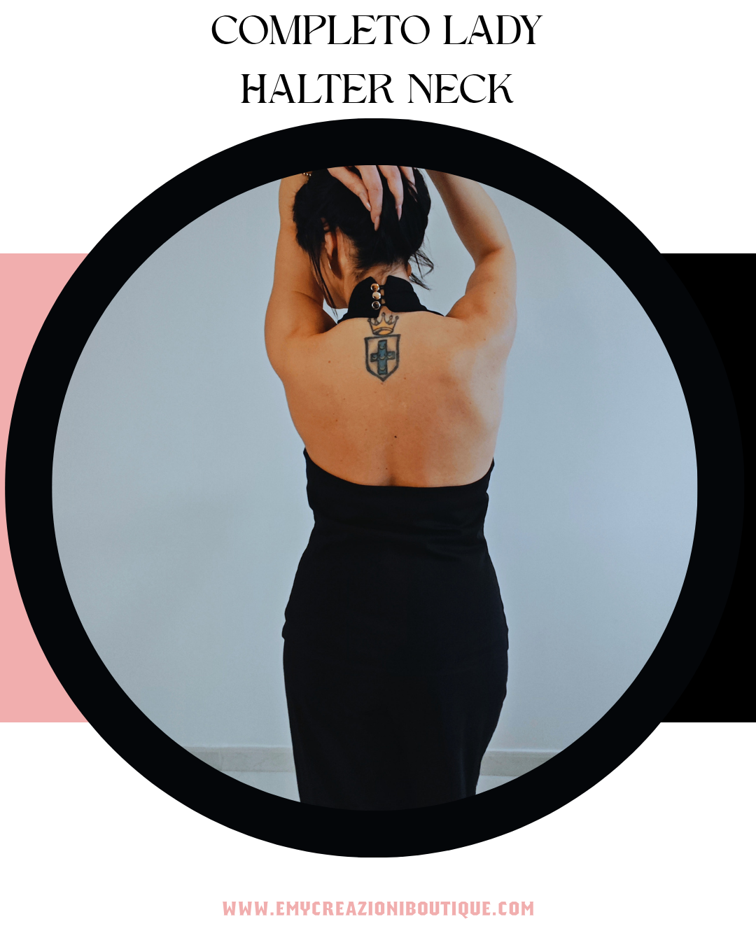 COMPLETO LADY HALTER NECK